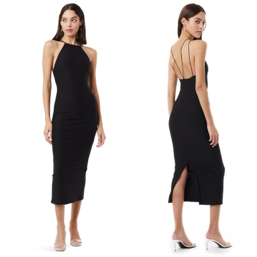 Alix NYC Shiloh Dress Black cutout back
